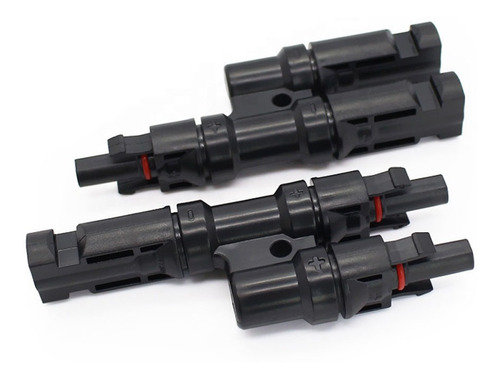 Imagem 3 de 7 de Conector Mc4 Tipo Y 2 Para 1 Paralelo Energia Solar Par 40a