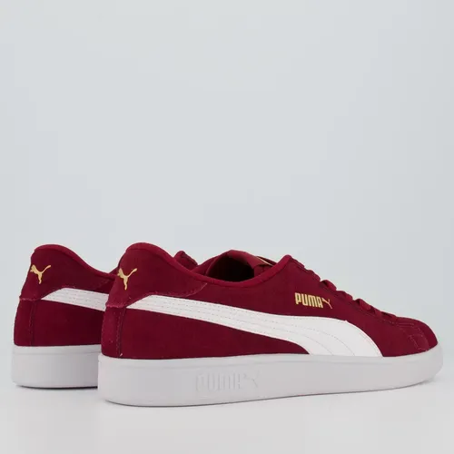 Tênis Puma Smash V2 Bdp Vermelho