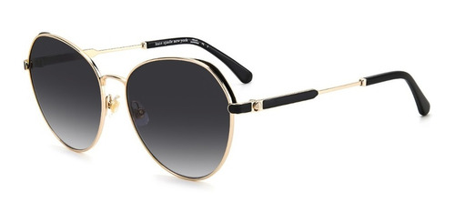 Lentes De Sol Kate Spade Octavia/g/s Rhl Negro Dorado