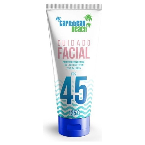 Protector Solar Cuidado Facial Fps 45 Protección 2pzas