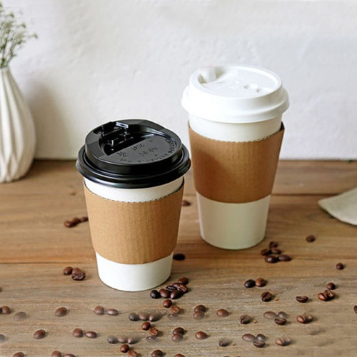 2000 Fajillas Personalizadas Vaso Bebida Caliente Café Manga Fajilla_personalizada_2000
