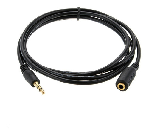 Cable Extensor Audio Stereo Mini Plug 3,5 Mm A 3,5 Mm 1,5mts