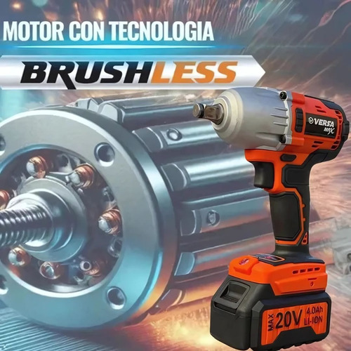 Combo Amoladora Inalambrica + Llave De Impacto 20v 500nm