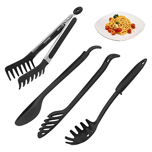 3pcs Cuchara De Espagueti / Pinzas De Pasta Dientes, As...