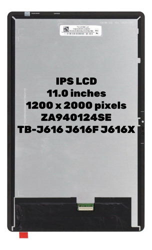 Aplicável A T Tela De Toque Lcd Para Lenovo Tab P11 Plus