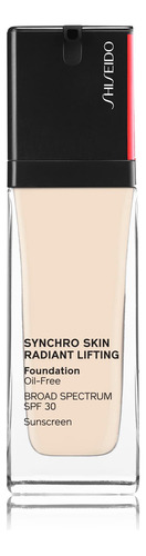 Shiseido Synchro Skin Radiant Lifting Foundation Spf 30, 22.