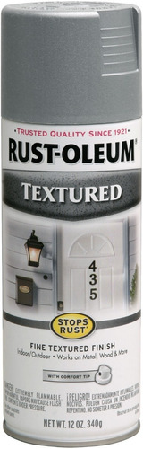 Pintura Aero Texturado Plata Niquel Rust Oleum X 340 G