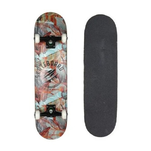 Skate Skateboard Pro Mormaii Zen Abec 5 Tropical