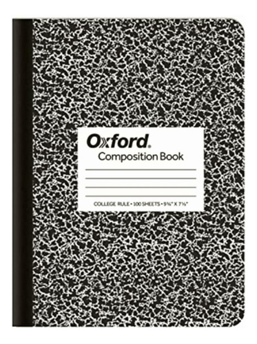 Tops Composition Book, 9-3/4  X 7-1/2 , College Rule, Black