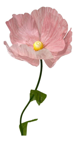 Decoración De Flores De Papel En 3d Altura De Flores Rosa