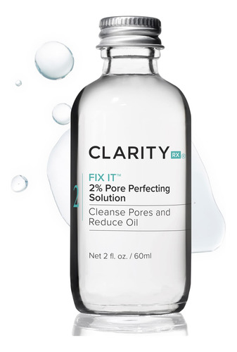 Clarityrx Fix It Solucion Perfeccionadora De Poros De Acido 