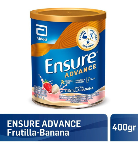 Ensure Advance En Polvo Frutilla Banana X 400 Gr