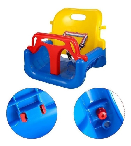 Imagen 5 de 10 de Hamaca Infantil Para Bebe Y Niños 3 En 1 Adaptable Y Segura