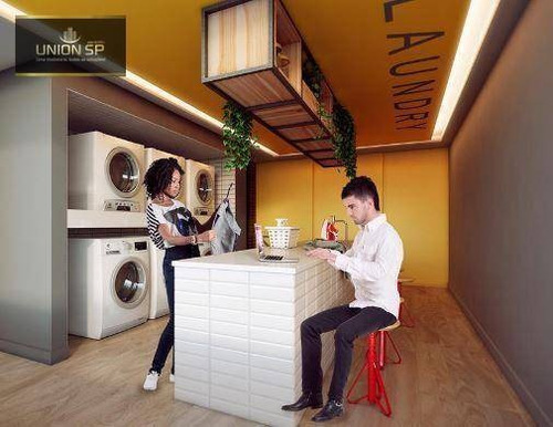 Imagem 7 de 10 de Studio Com 1 Dormitório À Venda, 24 M² Por R$ 380.000,00 - Pompeia - São Paulo/sp - St1570