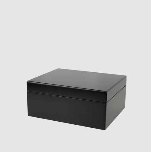 Humidor Para Puros Cedro 50 Puros Eclat Black Importado