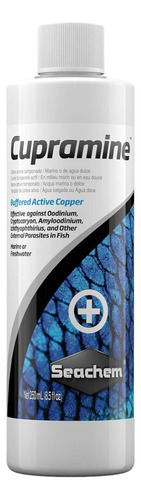 Seachem Cupramine 250ml Tratamiento De Cobre Para Parasitos