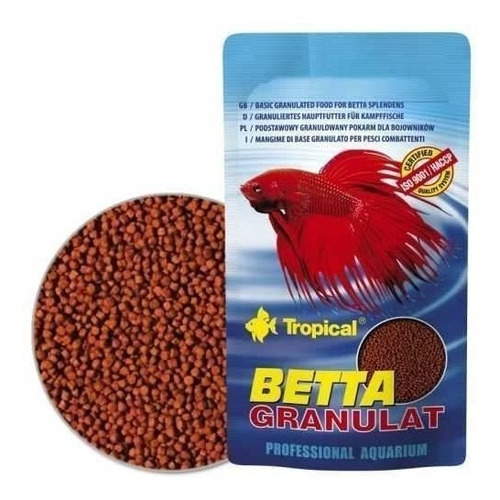 Alimento Tropical Betta Granulado 10g Peces Bettas