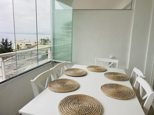 Remodelado Con Vista Al Mar En Concon. (diario) - Linderos P