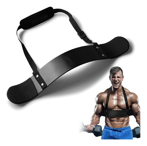 Qi Arm Blaster Bíceps Soporte Pesas Gym Aislador De Brazo