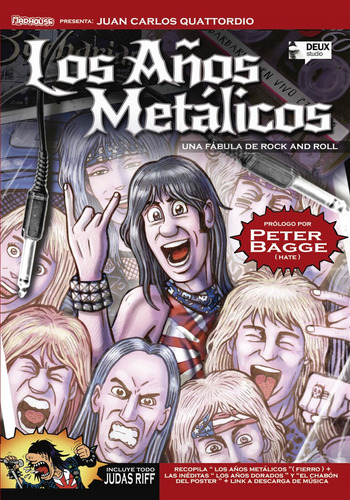 Los Años Metalicos, De Juan Carlos Quattordi. Editorial Deux Studio, Edición 1 En Español, 2020