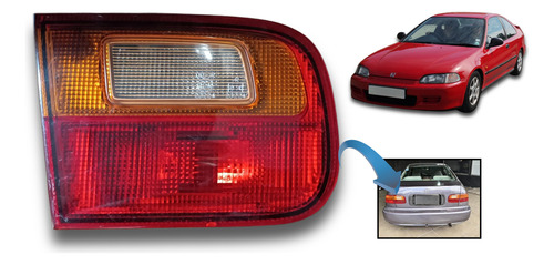 Guia Posterior Izquierda Honda Civic 1993-1997 Sin Lateral