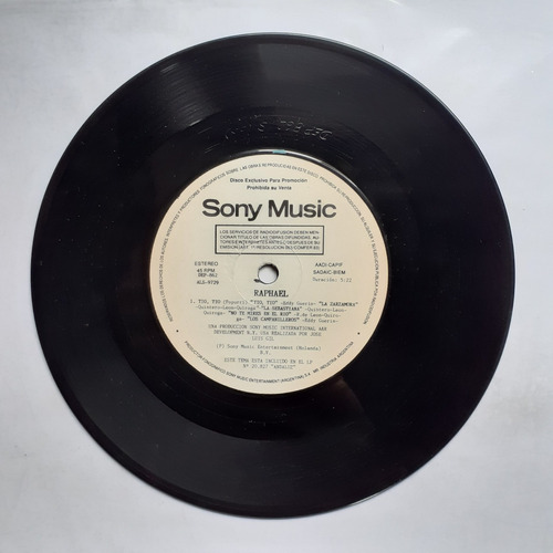 Vinilo Simple - Raphael (echale Guindas Al Pavo) (Usado)