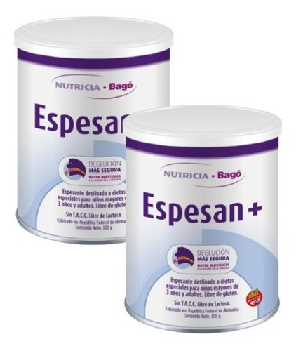 Espesan Lata 300gr Sabor Neutro Pack X 2 Latas