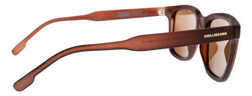 Óculos De Sol Masculino Eco Chilli Beans Quadrado Marrom Pol