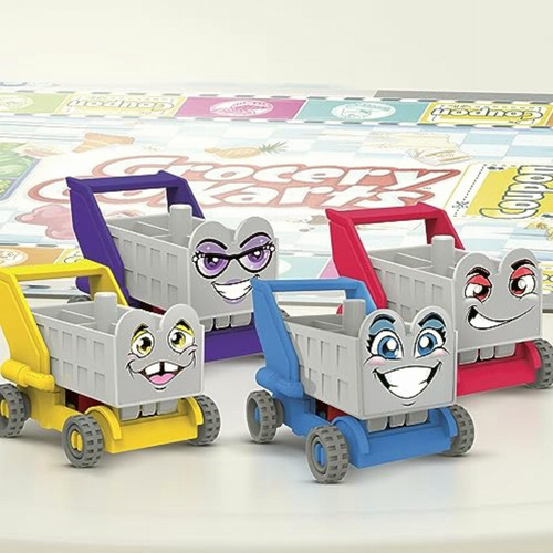 Hasbro Gaming Grocery Go Karts Juego De Mesa Para