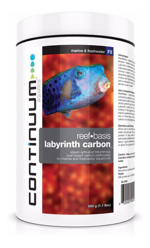 Medio Filtración - Reef  Basis Labyrinth Carbon 250g