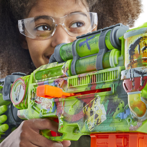 Nerf Zombie Corrupter Dart Blaster Con 22 Dardos Elite