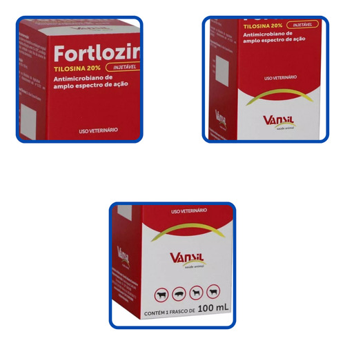 Kit Com 5 Fortlozin 100ml