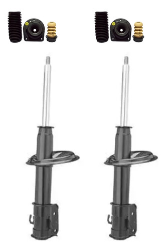 2 Amortecedores Nakata + Kit Strada Adventure 01/13 C/ Abs