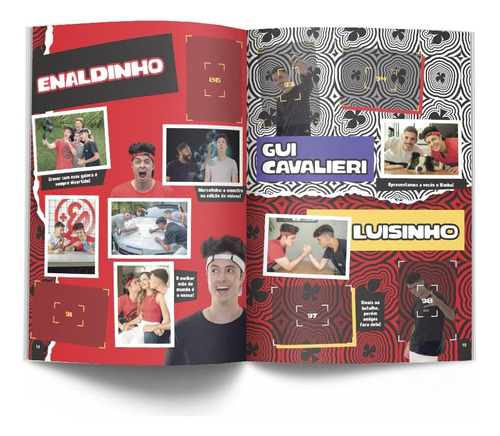 Livro Álbum Oficial Do Enaldinho - A Lenda Da Internet Com 10 Envelopes De Figurinhas