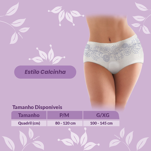 Kit Roupa Íntima Fem. Bigfral Miss Premium Reg G/xg 56 Uni