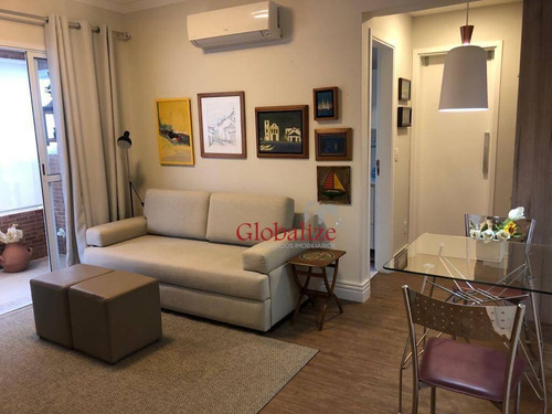 Imagem 1 de 20 de Apartamento Com 1 Dormitório À Venda, 49 M² Por R$ 580.000 - Vila Rica - Santos/sp - Ap1166