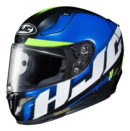 Capacete Motociclista Hjc Rpha 11 Spicho Azul 61 Pista Esportivo