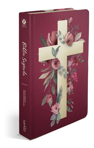 Bíblia Cruz Flores | Nvt | Letra Normal | Capa Dura
