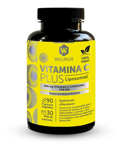 Vitamina C Plus Liposomal 90 Cápsulas