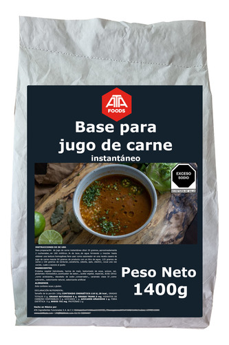 Caldo Jugo De Carne En Polvo 1400g