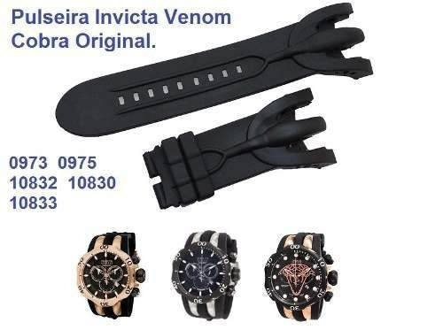 Pulseira Invicta Venom Reserve 10830 10831 10832 10833 Cobra