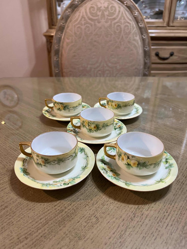Taza Y Plato De Porcelana Mini (Usado)