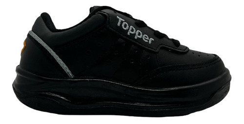 Zapatillas Topper Colegial X Forcer Niños - Negro