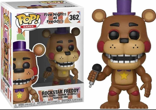 Funko Pop Freddy Five Nigths At Freddy Rocstar Freddy
