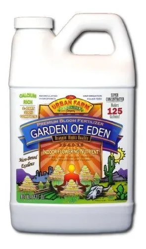 Nutriente Hidropónico Garden Of Eden, 1/2 Galón
