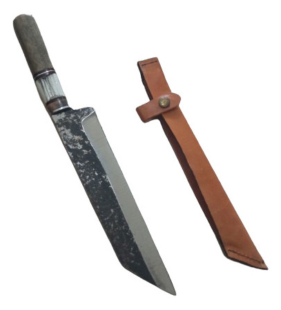 Cuchillo Vikingo Artesanal 22cm De Hoja Vaina De Regalo