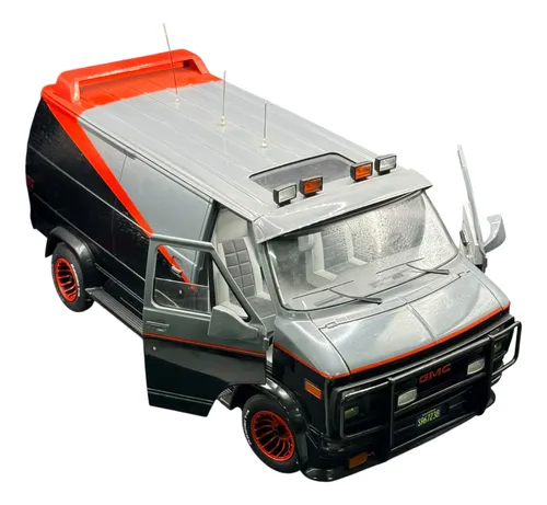 ミニカー Hot Wheels Elite The A-Team GMC Van 1:18 Esquadrão Classe A Team Van Collectors Elite Hot Wheels 1/18