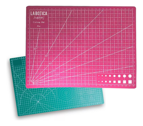 Placa Tabla De Corte Rosa 30x45cm X1u La Botica