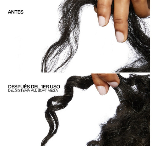 Imagen 5 de 9 de Acondicionador Para Cabello Muy Seco All Soft Mega 300 Ml