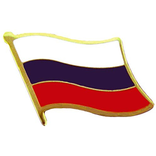 Insignia De Solapa Y Sombrero De 1  De Bandera De Rusia